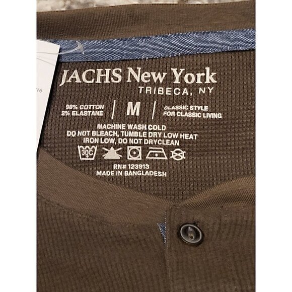 Jachs New Yorkl Henley Brown Sweater Men's Size Medium  NWT - Picture 6 of 6